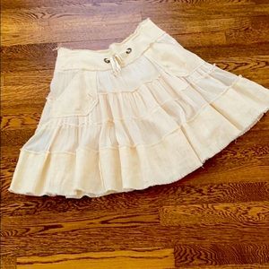 Free people . Lined and flared skirt. S or M fit